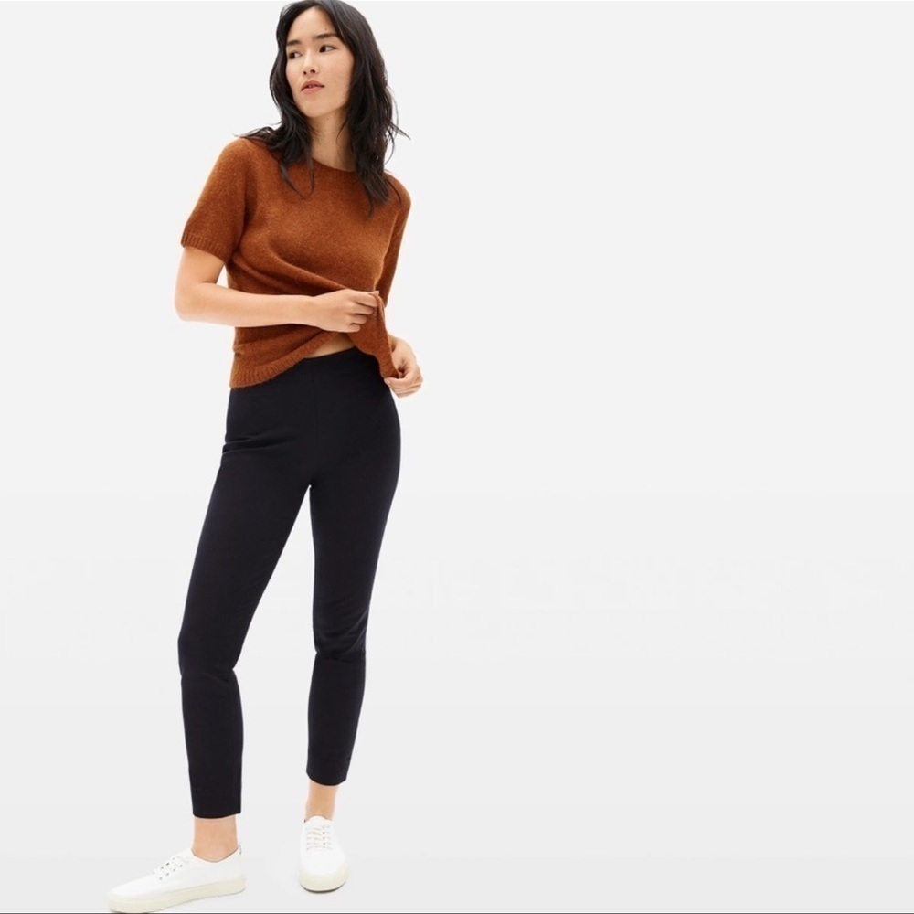 EVERLANE the side zip stretch ankle pant size 0